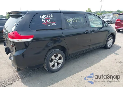 2014 Toyota Sienna L V6 7 Passenger from USA, damaged, VIN 5TDZK3DCXES450220